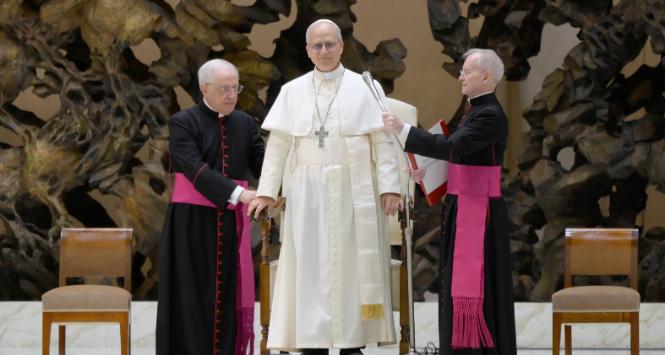 Papież Leon XIV spotkał się z mediami, 12 maja 2025 r.