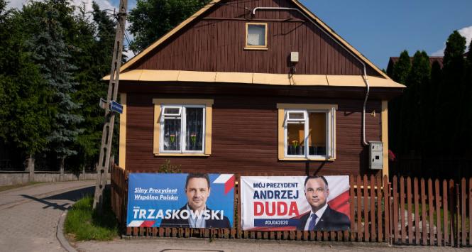 Plakaty wyborcze kandydatów w wyborach prezydenckich 2020.