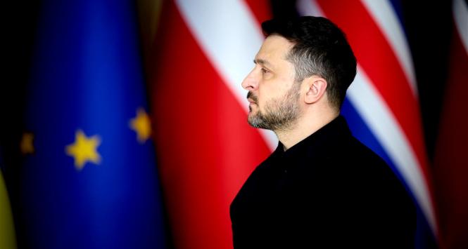 Prezydent Ukrainy Wołodymyr Zełenski