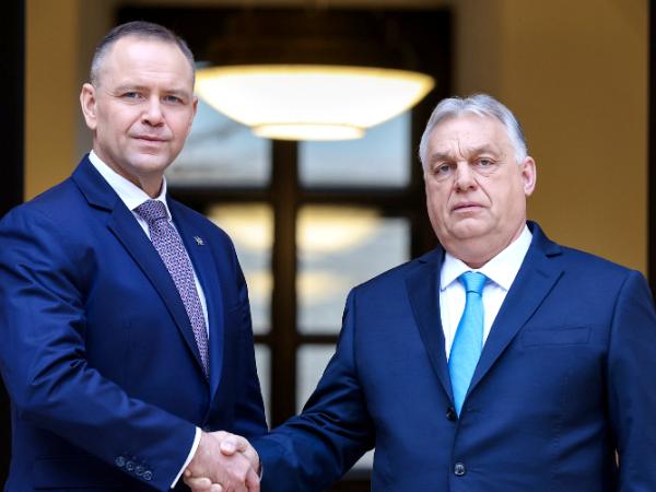 Karol Nawrocki i Viktor Orb&aacute;n w Budapeszcie