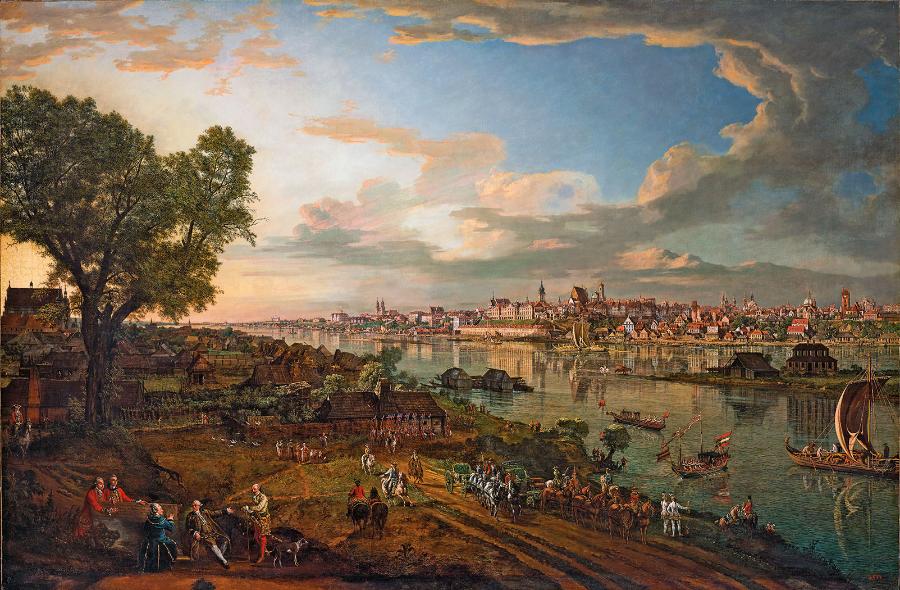 Bernardo Belotto, „Widok Warszawy od strony Pragi”, 1770 r.