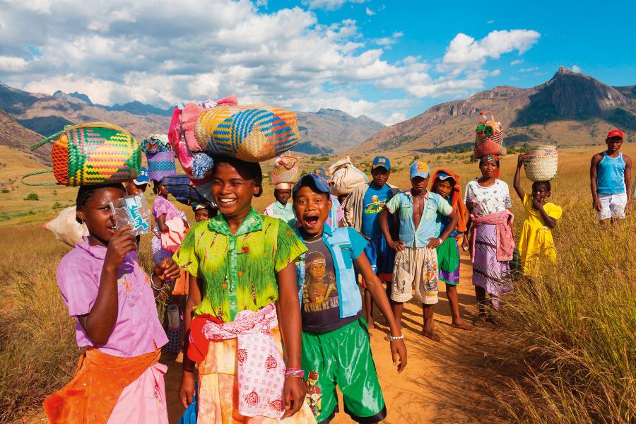 Mieszkańcy południowego Madagaskaru.