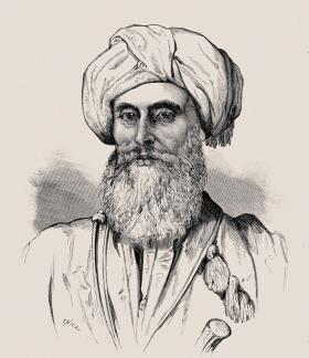 Podróżnik Wacław Rzewuski, który dotarł do Palmyry w XIX w.