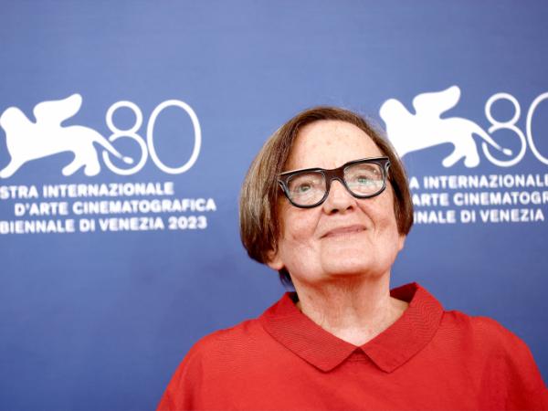 Agnieszka Holland na festiwalu w Wenecji, 5 września 2023 r.