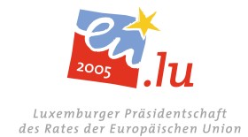 Logo prezydencji Luxemburga (pierwsza połowa 2005 r.).