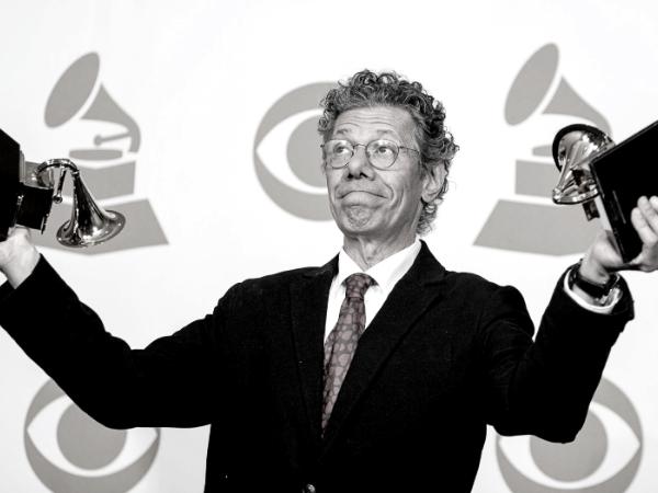 Chick Corea ze statuetkami Grammy, 2012 r.