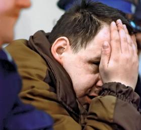 Leszek Pękalski podczas procesu w 1996 r.