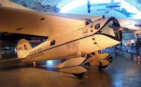 Lockheed Vega, na której Wiley Post dwa razy obleciał Ziemię.