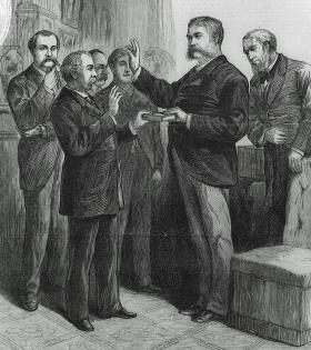 Prezydent Chester Arthur składał przysięgę 20 września 1881 r. we własnym domu.