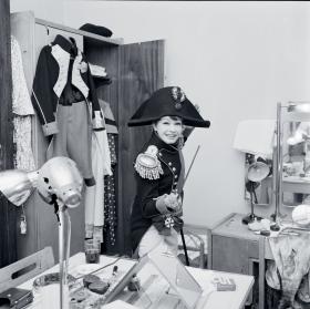 W garderobie Teatru Dramatycznego, 1968 r.