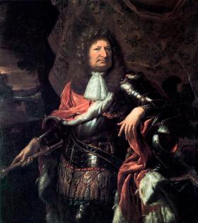 Portret Fryderyka Wilhelma I, Wielkiego Elektora, Gedeon Romandon, 1688 r.