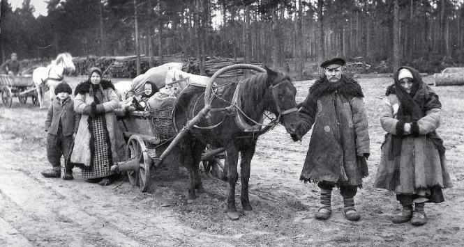 Ewakuacja ludności na Białorusi, 1915 r.