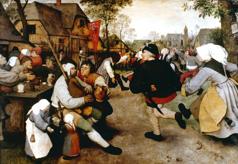 „Taniec wieśniaków” Pietera Breughla Starszego.