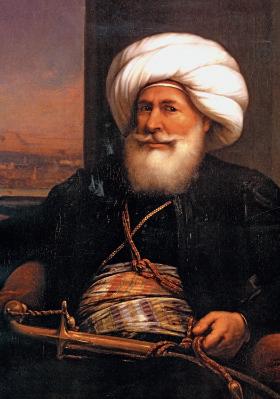 Muhammad Ali. Obraz Luisa Coudera, 1841 r.