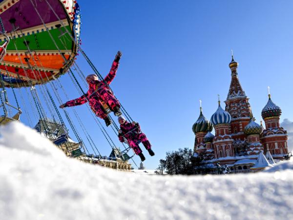 Rosja to taki „normalny kraj”? Styczniowy dzień na placu Czerwonym w Moskwie.