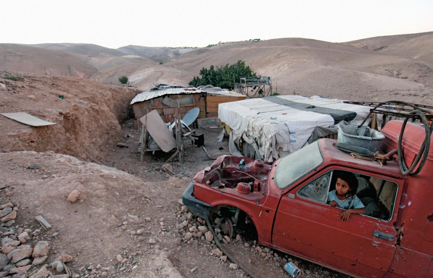 Jedno z domostw Beduinów Dżahalin.