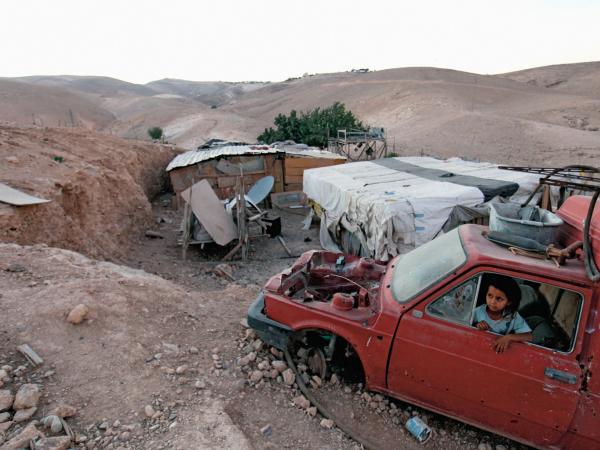 Jedno z domostw Beduinów Dżahalin.