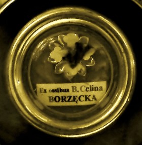 Relikwiarz z kościoła w Leśnej – bł. Celiny Borzeckiej, założycielki sióstr zmartwychwstanek.