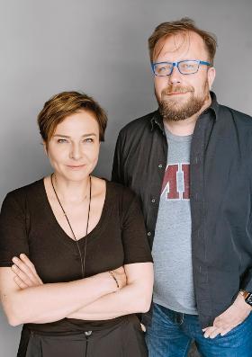 Agata Kaźmierska i Wojciech Brzeziński