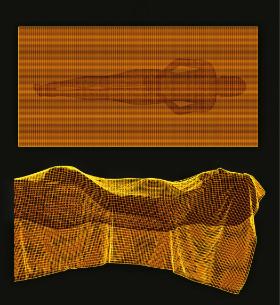 Ułożenie tkaniny na matrycy imitującej zwłoki