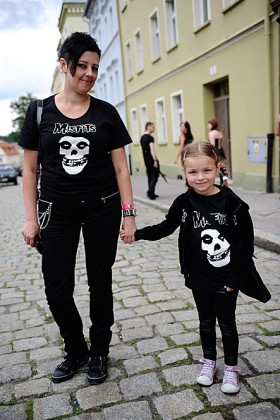 Klimat zamku w Bolkowie udzielił się nie tylko młodzieży i dorosłym, ale także ich dzieciom.