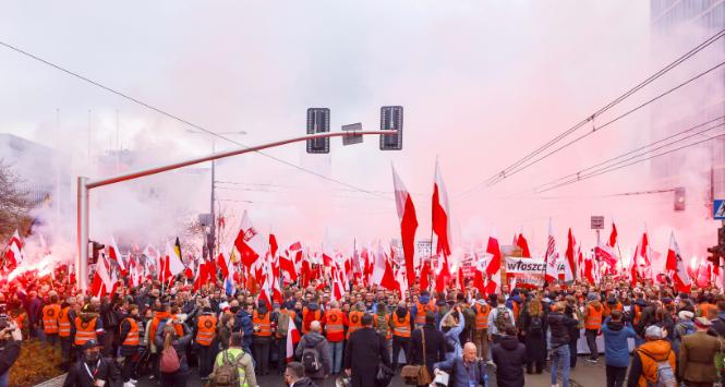 Marsz Niepodległości w Warszawie, 11 listopada 2023 r.