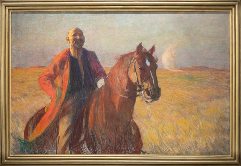 „Autoportret na koniu” Leona Wyczółkowskiego