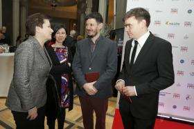 Hanna Gronkiewicz-Waltz w rozmowie z laureatami Paszportów POLITYKI: Michałem Staniszewskim (Kultura cyfrowa) oraz Janem P. Matuszyńskim (Film).