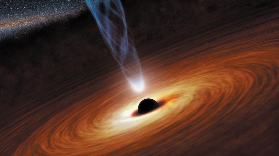 Kwazary to kosmiczne latarnie, w których wielkie ilości galaktycznego gazu wpadają do supermasywnej czarnej dziury. Nie są to idealne obiekty do badania procesu zasilania czarnych dziur, gdyż występują rzadko, leżą daleko, a sam proces przebiega w nich powoli. Obecnie astronomowie starają się badać wielkie czarne dziury pożerające pojedyncze gwiazdy.