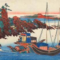 Katsushika Hokusai, Poemat generała Chūnagona Yakamochiego