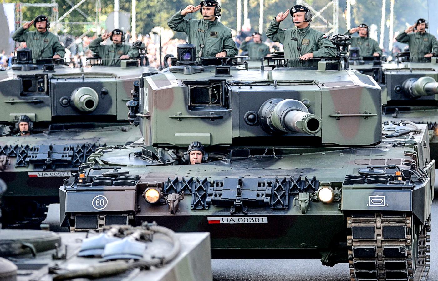 W 2017 r. bataliony czołgów Leopard zostały przeniesione z zachodu na wschodnią linię Wisły. Na fot. Leopard 2A4.