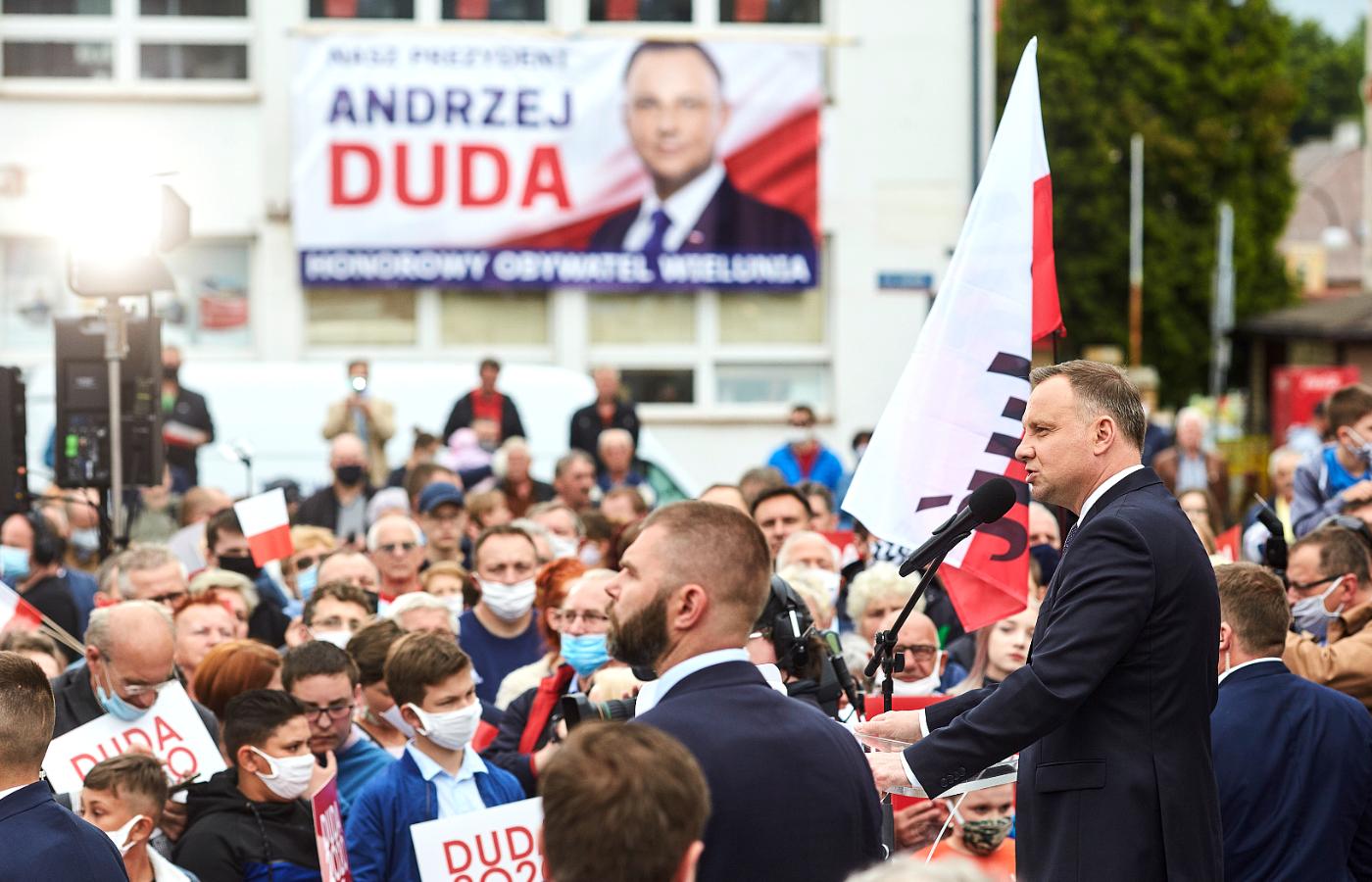Andrzej Duda w Wieluniu, 10 czerwca 2020 r.