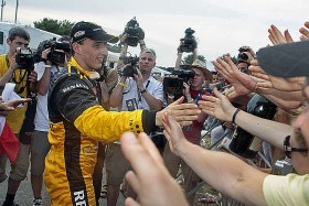 Przywitanie z kibicami