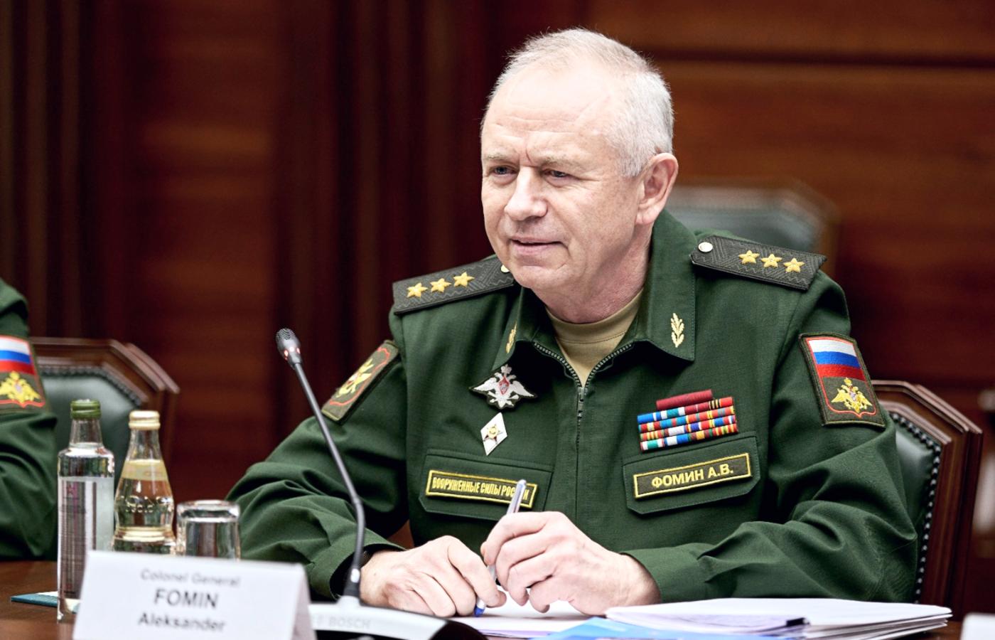 Wiceminister obrony, gen. płk Aleksander Fomin