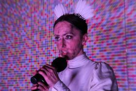 Grażyna Rogowska w przedstawieniu 'A ja. Hanna'