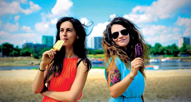 Ola Plucińska i Kaja Kręglicka z lodziarni Lodove