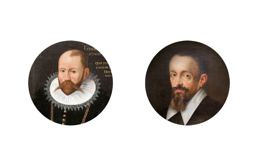 Tycho Brahe i Johannes Kepler.