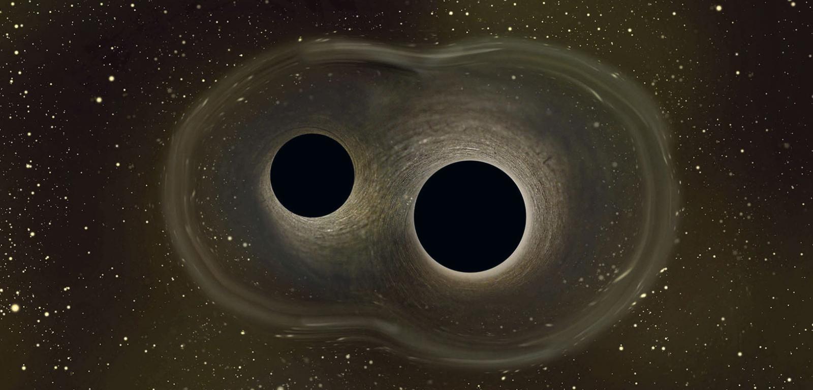 Zderzenia czarnych dziur obserwujemy już dziś za pomocą detektorów fal grawitacyjnych.