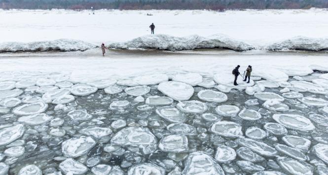 Góry lodowe w Mikoszewie