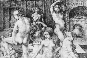 1945 - Albrecht Dürer, 'Łaźnia kobieca' (odzyskany)