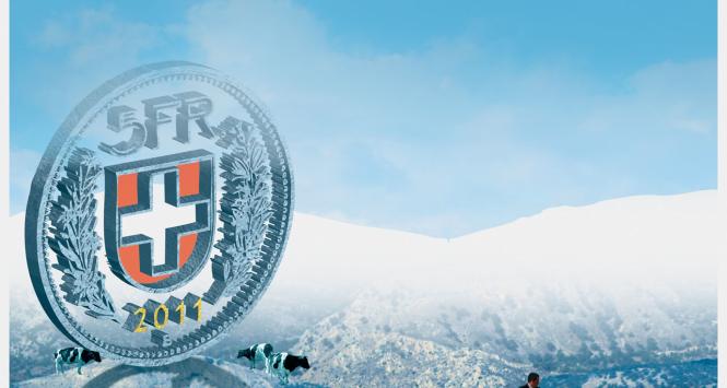 Szwajcarska waluta jest najpewniejsza na świecie, ale franków i helweckich obligacji jest po prostu za mało, by zaspokoić potrzeby depozytowe państw.