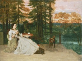 'Dama na tarasie', 1858 r.