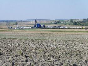 Stacja odwiertu gazu łupkowego na Lubelszczyźnie.