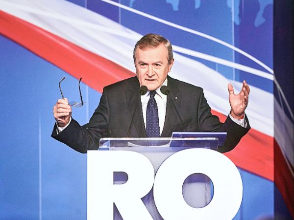 Minister Piotr Gliński. Konwencja programowa PiS. Łódź, 2019 r.