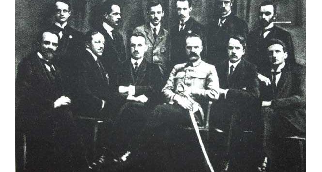 Komenda Główna POW w 1917 roku.