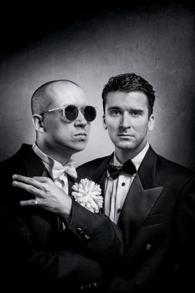 Pianista Marcin Masecki i perkusista Jan Emil Młynarski