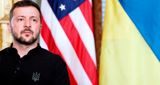 Wołodymyr Zełenski w USA, 26 września 2024 r.