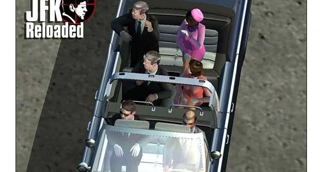 Screen z z gry JFK Reloaded - symaulacji zamachu na prezydenta Kennedy'ego.