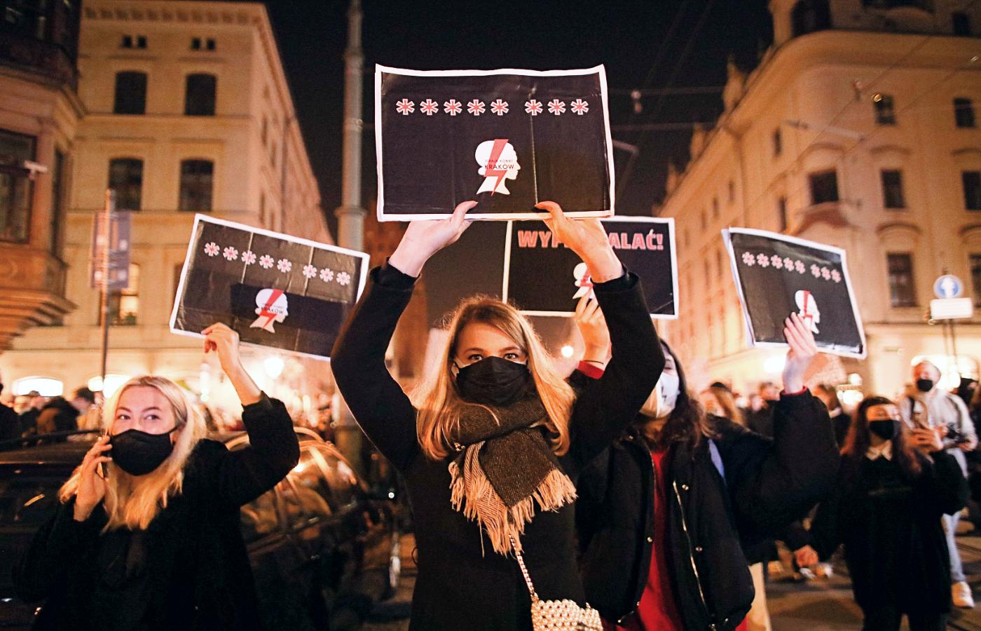 Strajk kobiet w Krakowie, 23 października 2020 r.