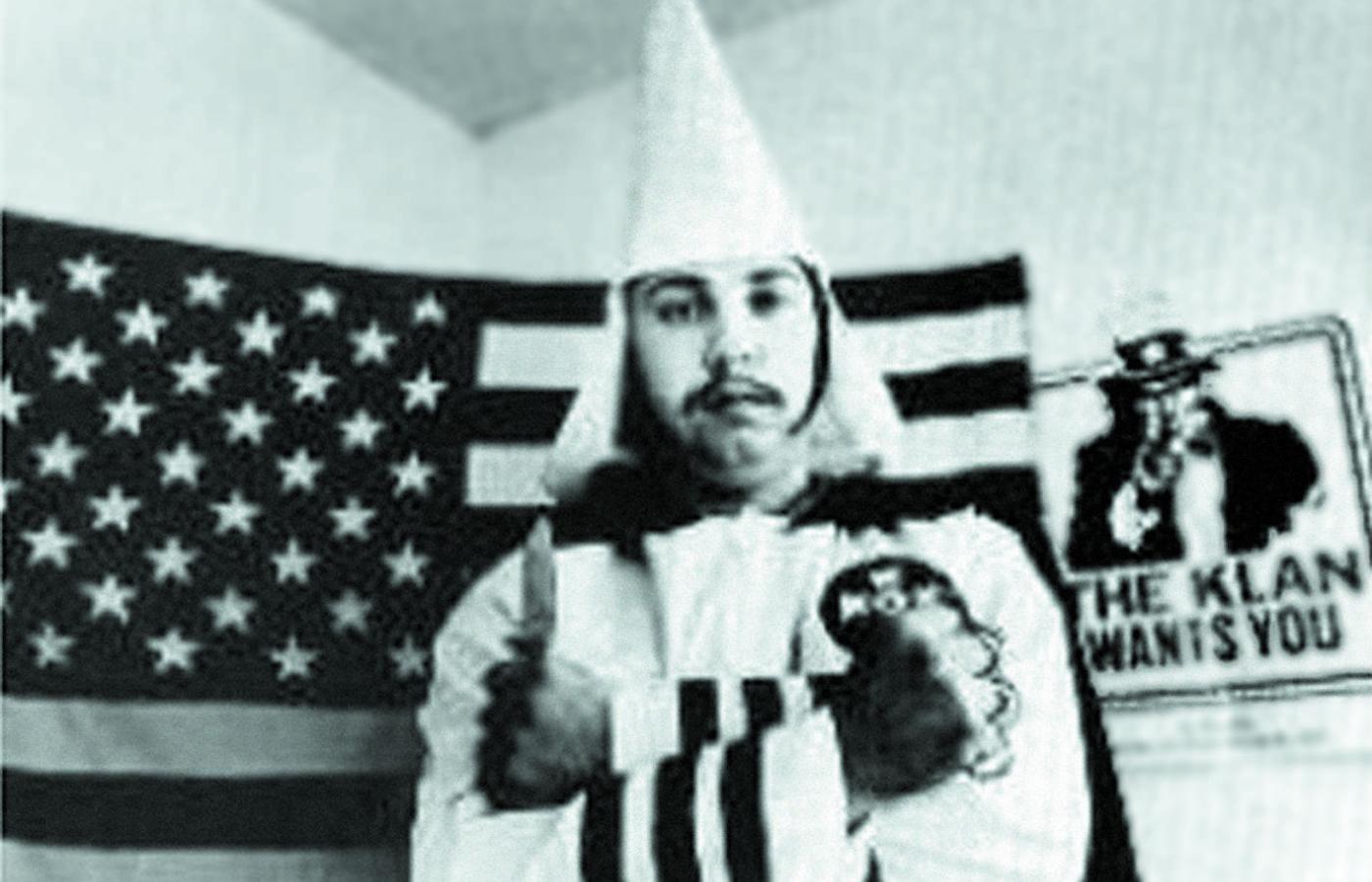Johnny Lee Clary jako członek Ku-Klux-Klanu